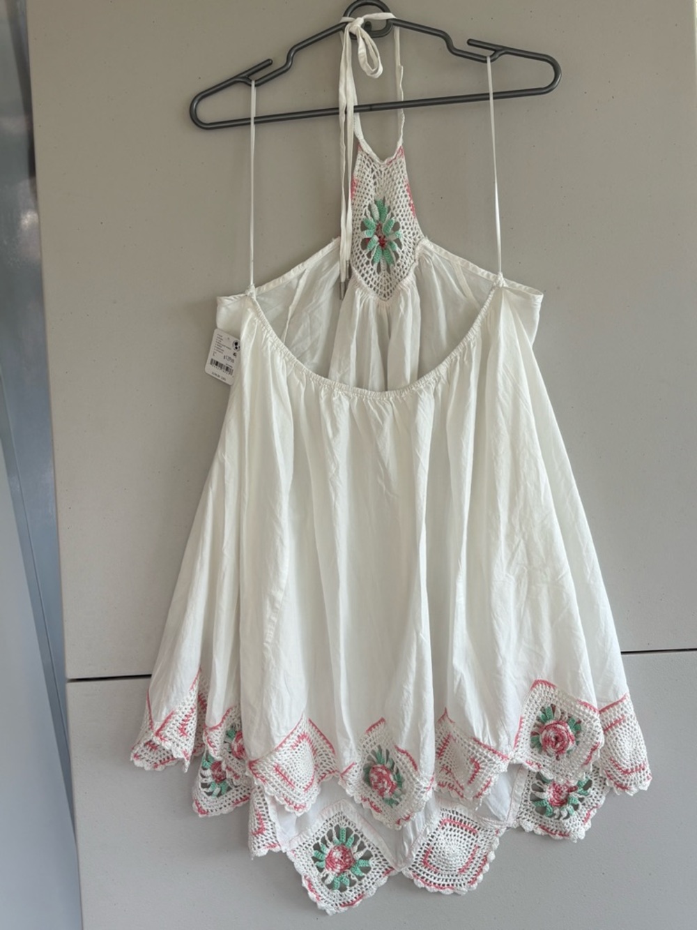Crochet Gardens Mini Dress size Large - Picture 4 of 9